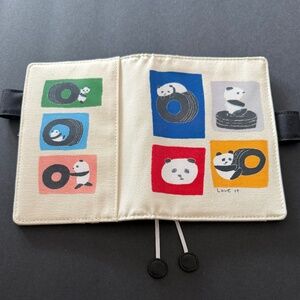 Hobonichi Techo Cover Kitamura Jin Love it (Panda) Original (A6) size